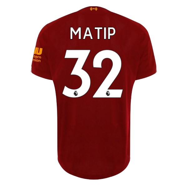 Maillot Football Liverpool NO.32 Matip Domicile 2019-20 Rouge